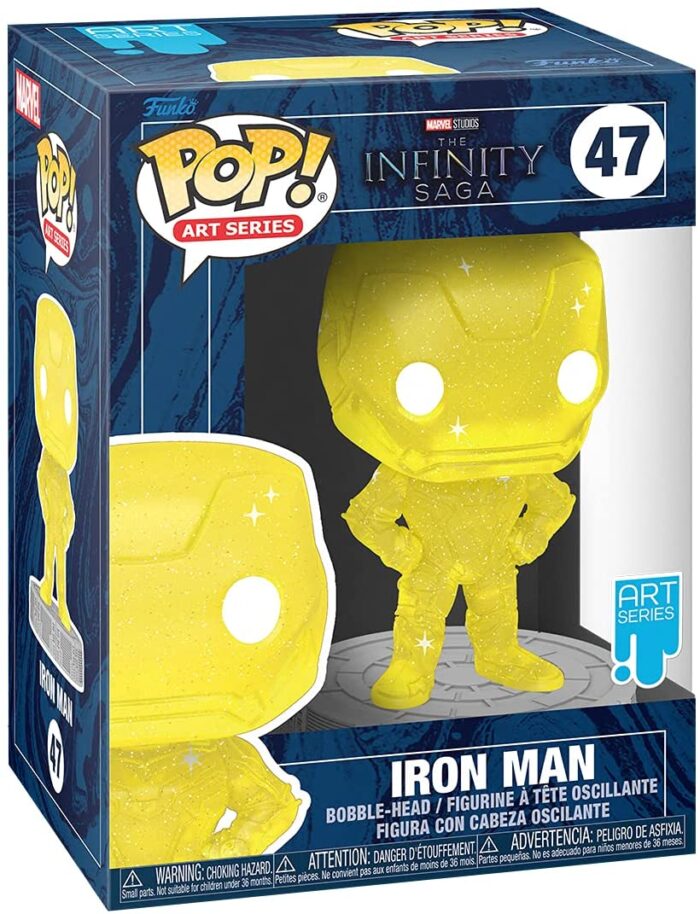 Funko Pop! Art Series - Marvel Studios The Infinity Saga - Iron Man - 47 - Special Edition - Bobble Head - immagine 2