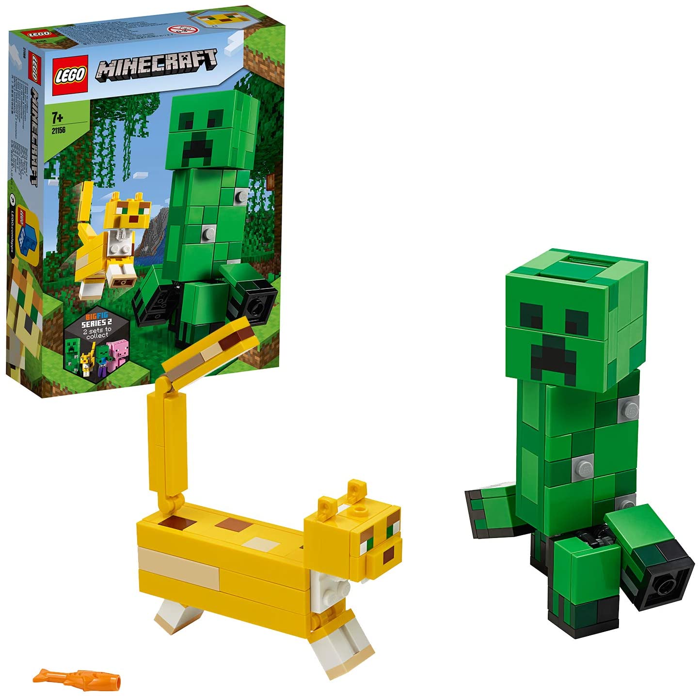 71lpl8xu9ml._ac_sl1500__7.jpg LEGO Minecraft - Maxi-figure Creeper e Gattopardo - 21156 - immagine 1