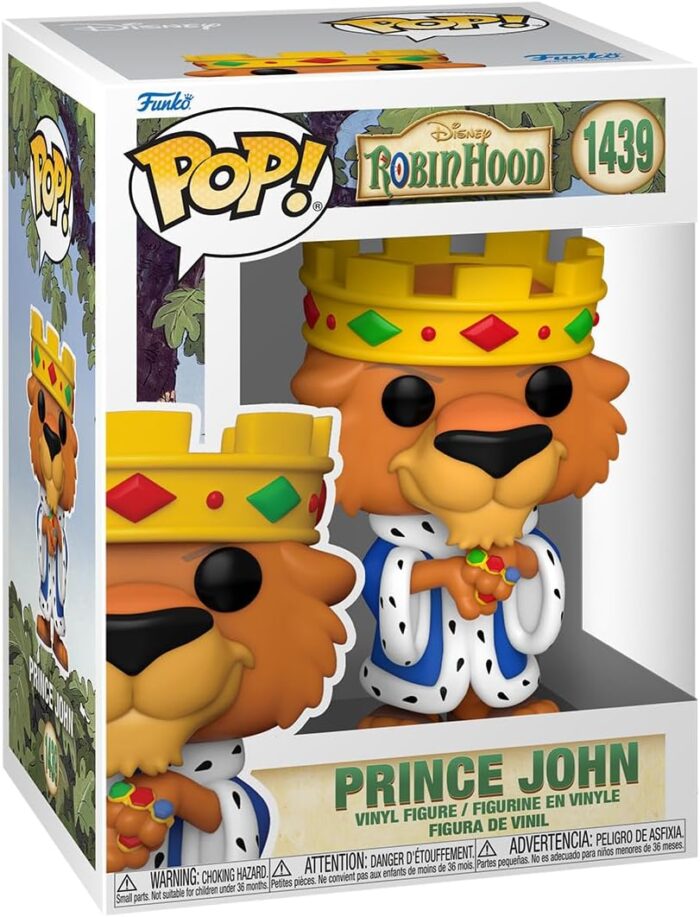 Funko Pop! Disney Robin Hood - Prince John - 1439 - Vinyl Figure - immagine 2