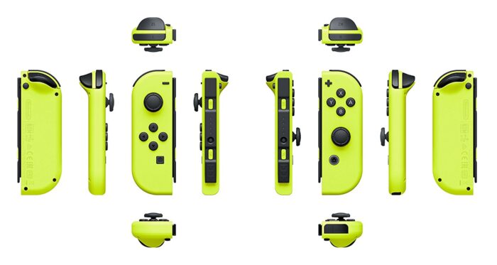 Joy-Con Set da 2 - Giallo Color Neon (Nintendo Switch) - immagine 2