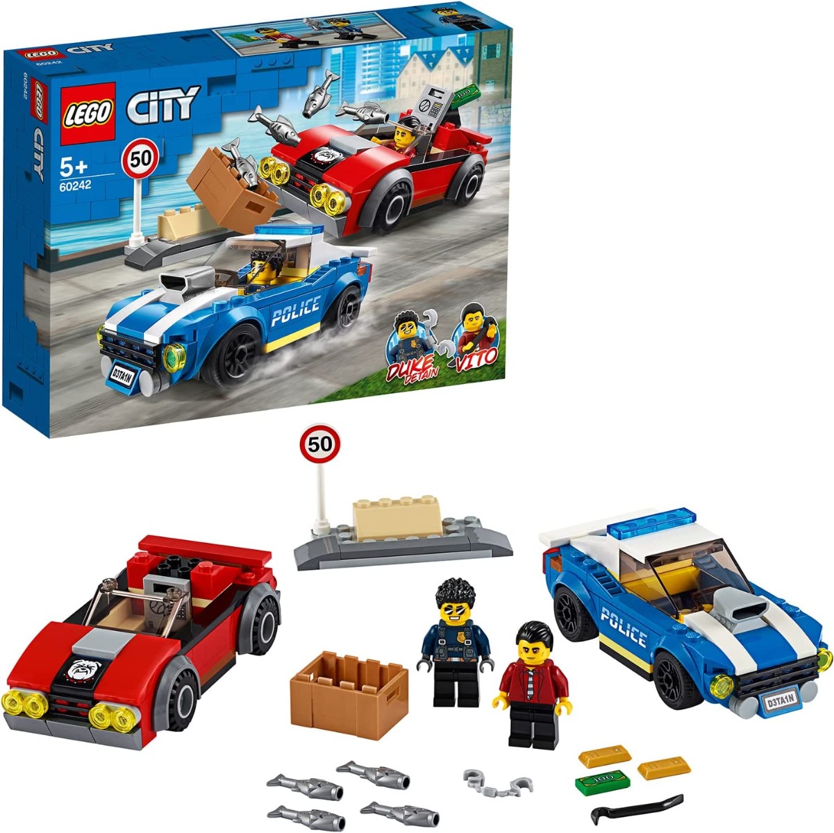71ogxbqhyml._ac_sl1500_.jpg LEGO City - Arresto Su Strada - 60242 - immagine 1