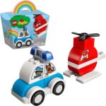 LEGO Duplo - Elicottero antincendio e Auto della polizia - 10957