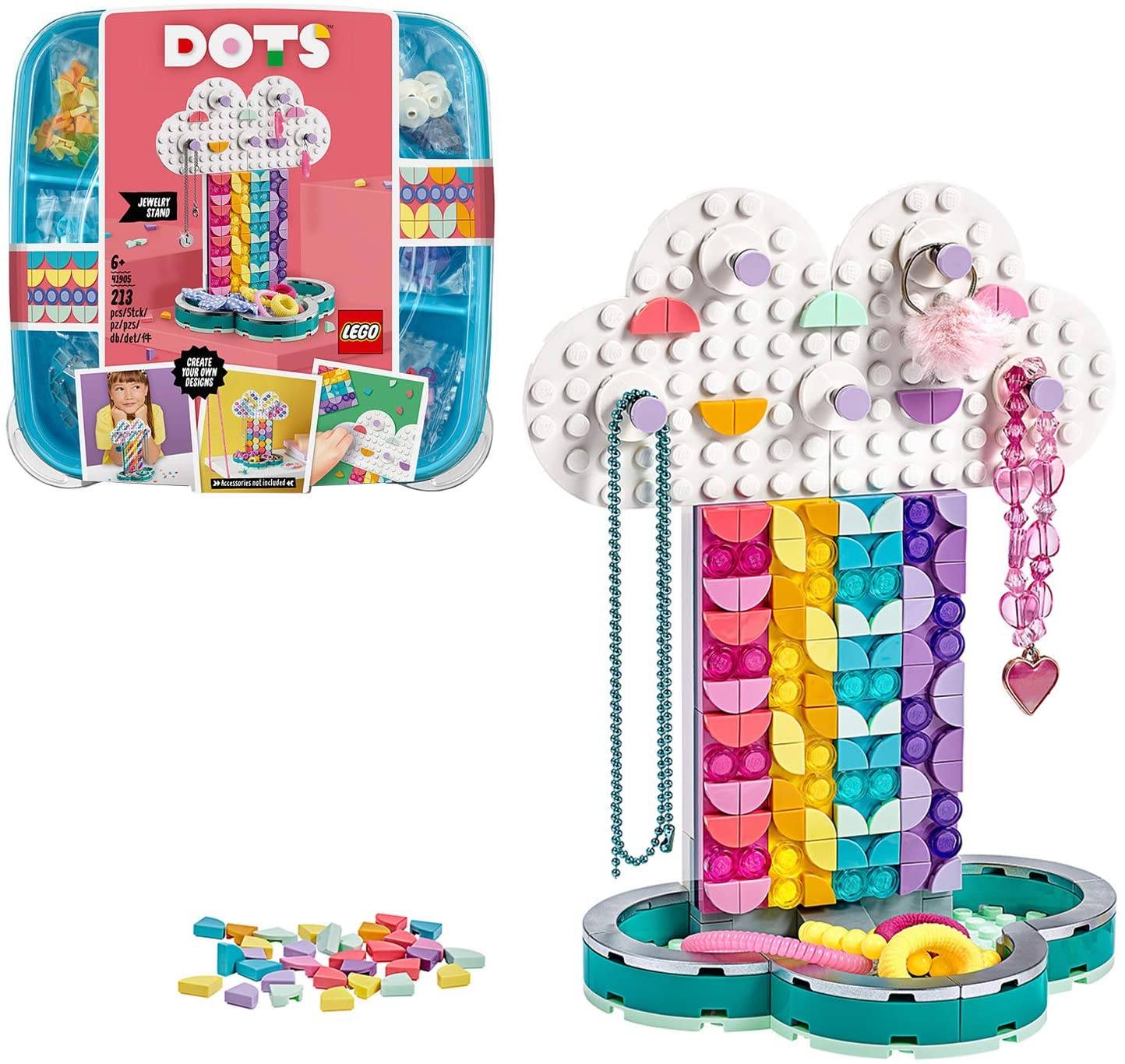 71pa8mgf9ol._ac_sl1500__7.jpg LEGO Dots - Portagioielli Arcobaleno - 41905 - immagine 1
