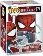Funko Pop! - Marvel Spider Man 2 - Peter Parker Advanced Suit 2.0 - 971 - Bobble Head - immagine 2