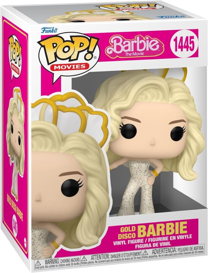 Funko Pop! Barbie The Movie - Gold Disco Barbie - 1445 - Vinyl Figure - immagine 2