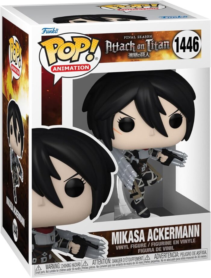 Funko Pop! Animation Attack On Titan - Mikasa Ackermann - 1446 - Vinyl Figure - immagine 2