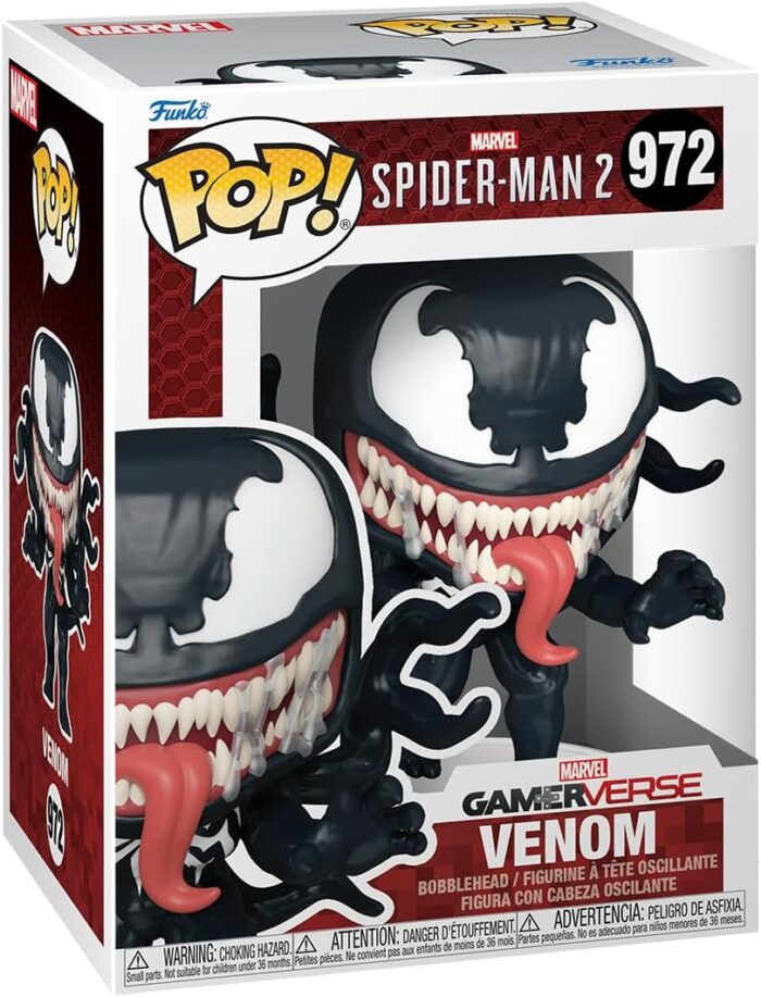Funko Pop! - Marvel Spider Man 2 - Venom - 972 - Bobble Head - immagine 2