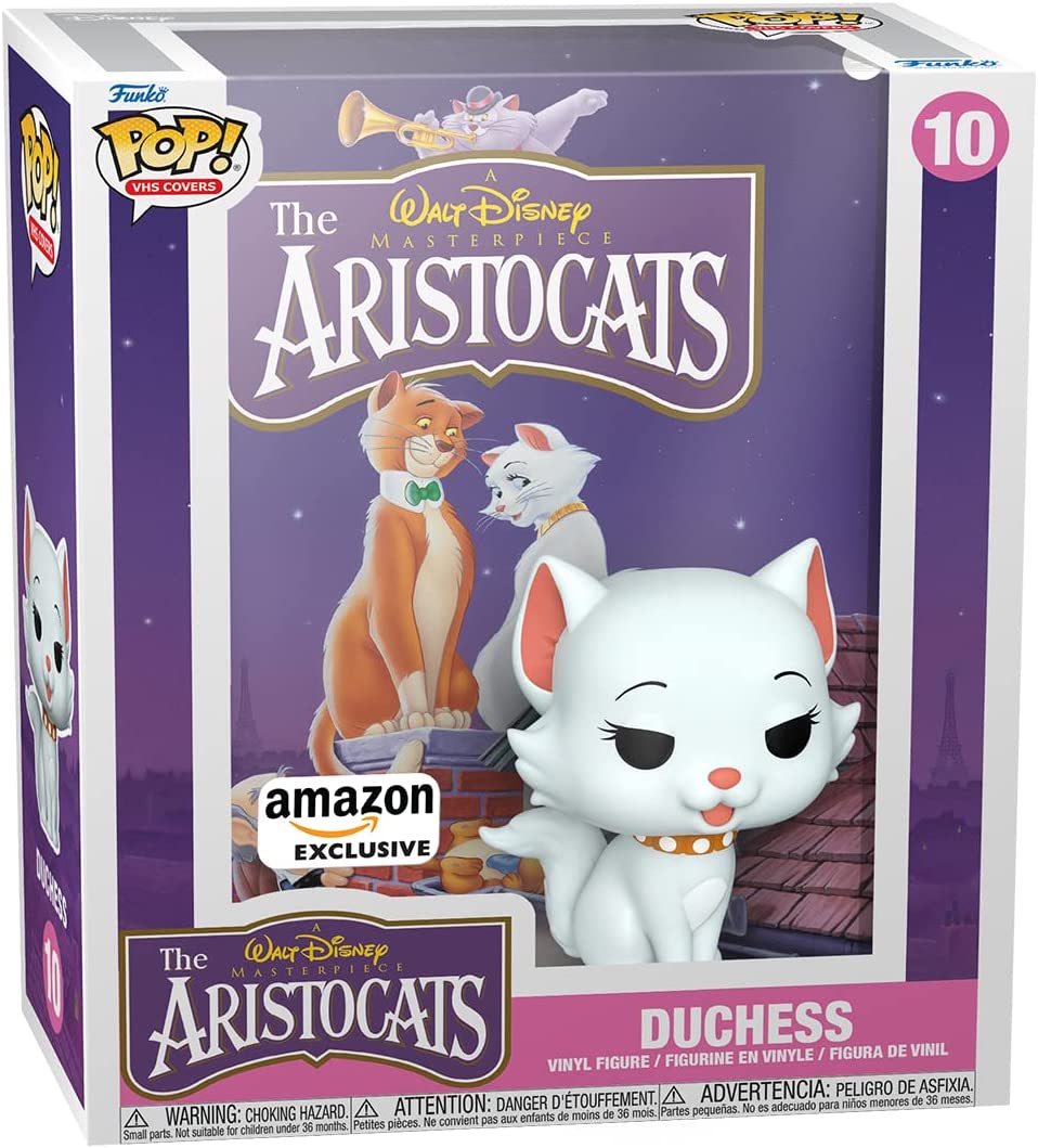 71snorw3ljl._ac_sl1300_.jpg Funko Pop! VHS Cover - Disney Aristocats - Duchess - 10 - Special Edition - Vinyl Figure - immagine 1