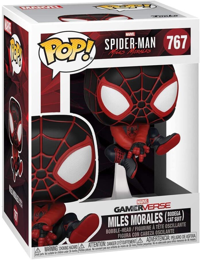 Funko Pop! - Marvel Spider-Man Miles Morales - Classic Suit - 765 - Bobble Head - Limited Edition - immagine 3