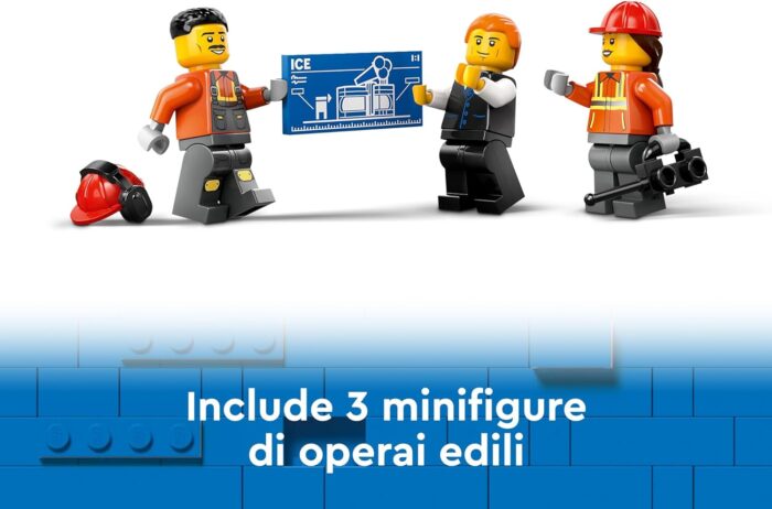 LEGO City - Escavatore da Cantiere Giallo - 60420 - immagine 6