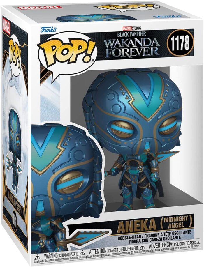 Funko Pop! Marvel Studios - Black Panther Wakanda Forever - Aneka (Midnight Angel) 1178 - Bobble Head - immagine 2