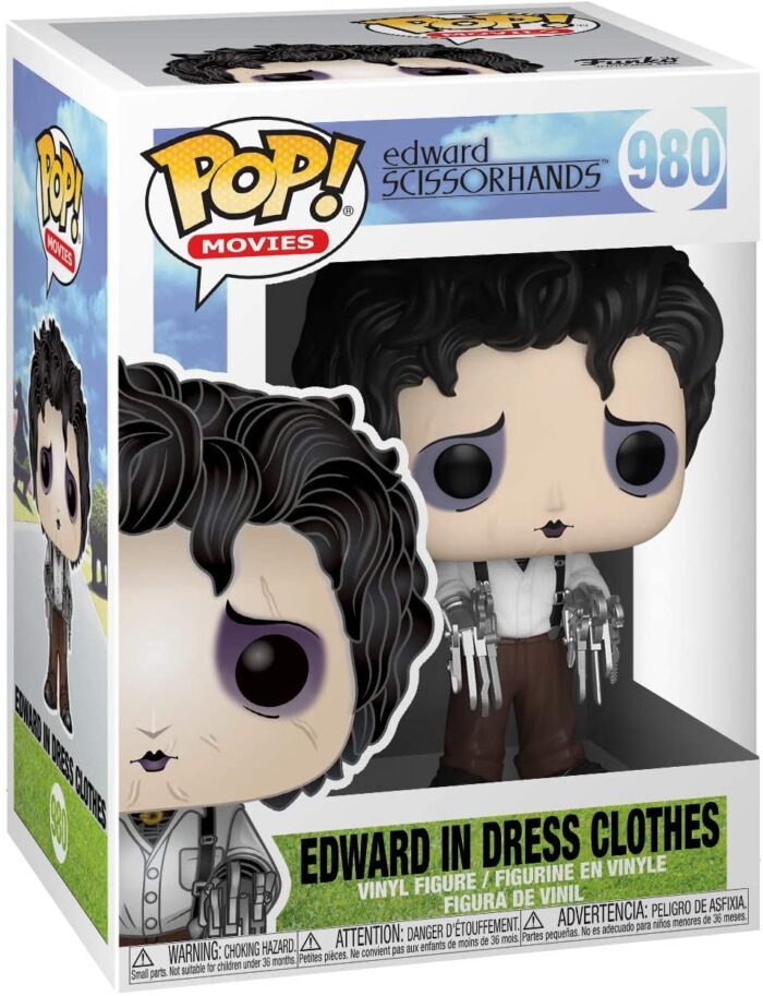 Funko Pop! Movies Edward Scissorhands - Edward In Dress Clothes - 980 - Vinyl Figure - immagine 2