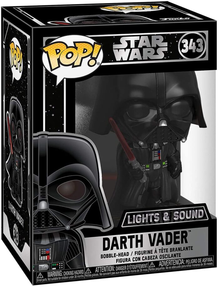 Funko Pop! - Star Wars - Darth Vader Light & Sound - 343 - Bobble Head - immagine 3