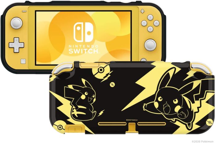 Cover Protettiva Hori - Guscio Duraflexi Protector - Pikachu Black & Gold (Switch) - immagine 3
