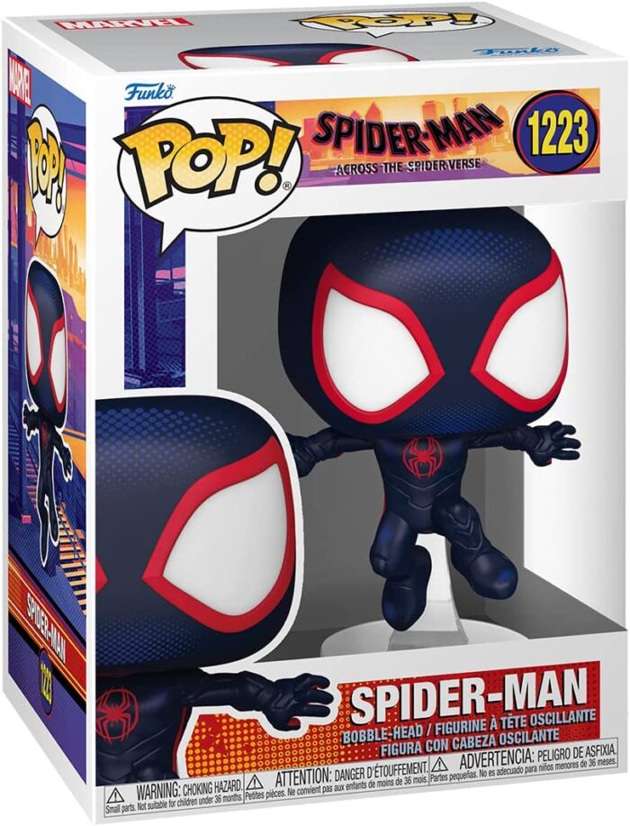 Funko Pop! Spider-Man Across The Spider-Verse - Spider-Man - 1223 - Bobble Head - immagine 2