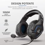 Cuffie GXT 488 Forze-B - Gaming Headset Trust - Nero (PS4) - immagine 3