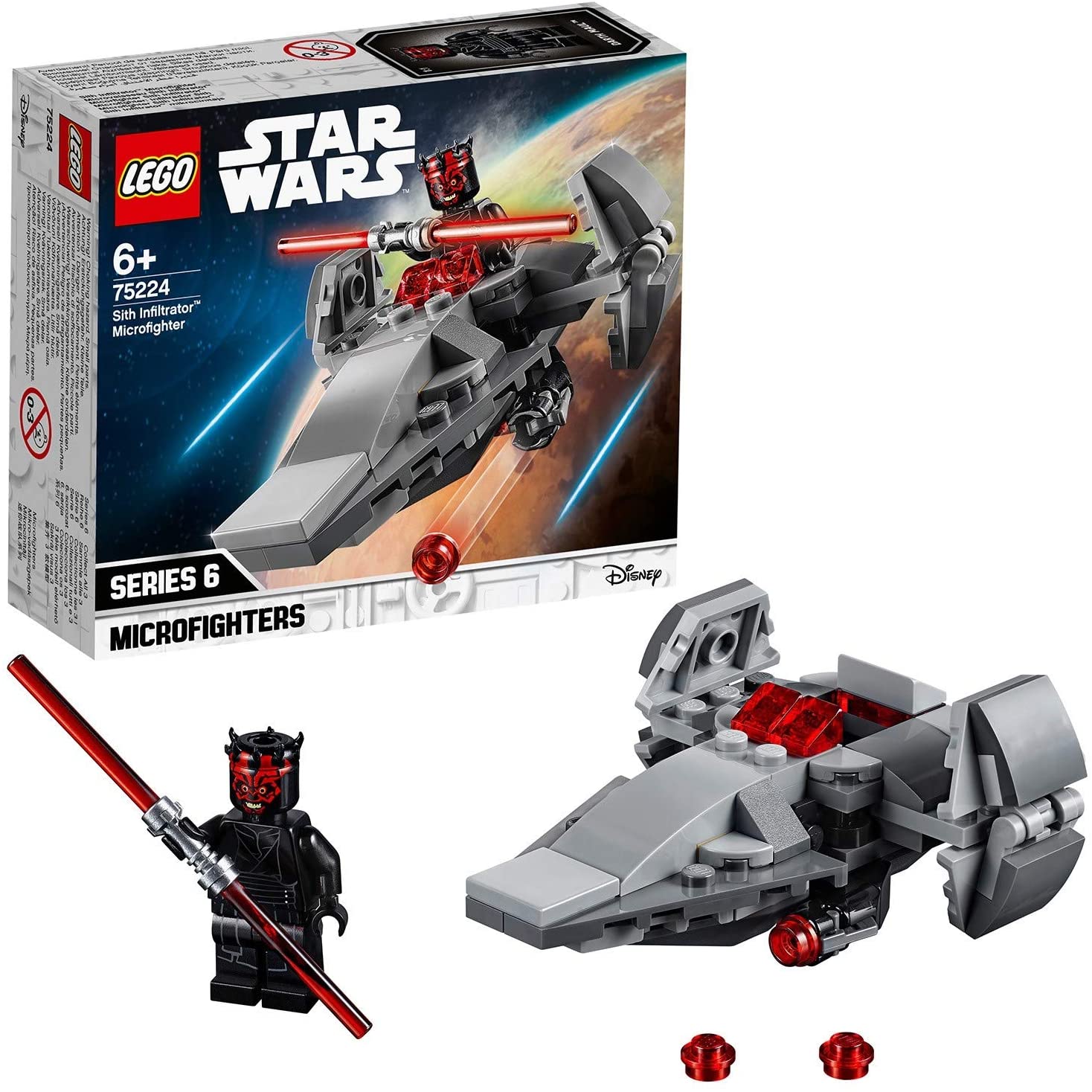 71ybmsxlyil._ac_sl1499__7.jpg LEGO Star Wars - Microfighter Sith Infiltrator - 75224 - immagine 1