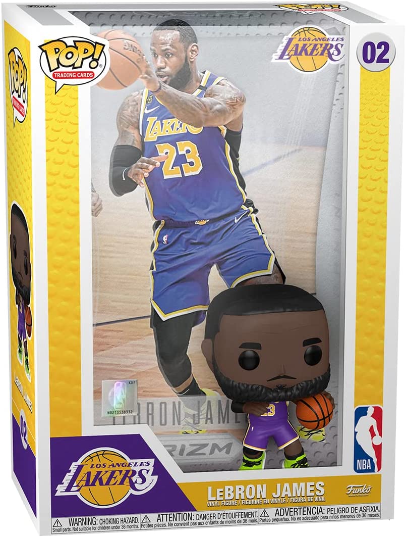 71z3glkzy5l._ac_sl1300_.jpg Funko Pop! Trading Cards - NBA Lakers - Lebron James - 02 - Vinyl Figure - immagine 1