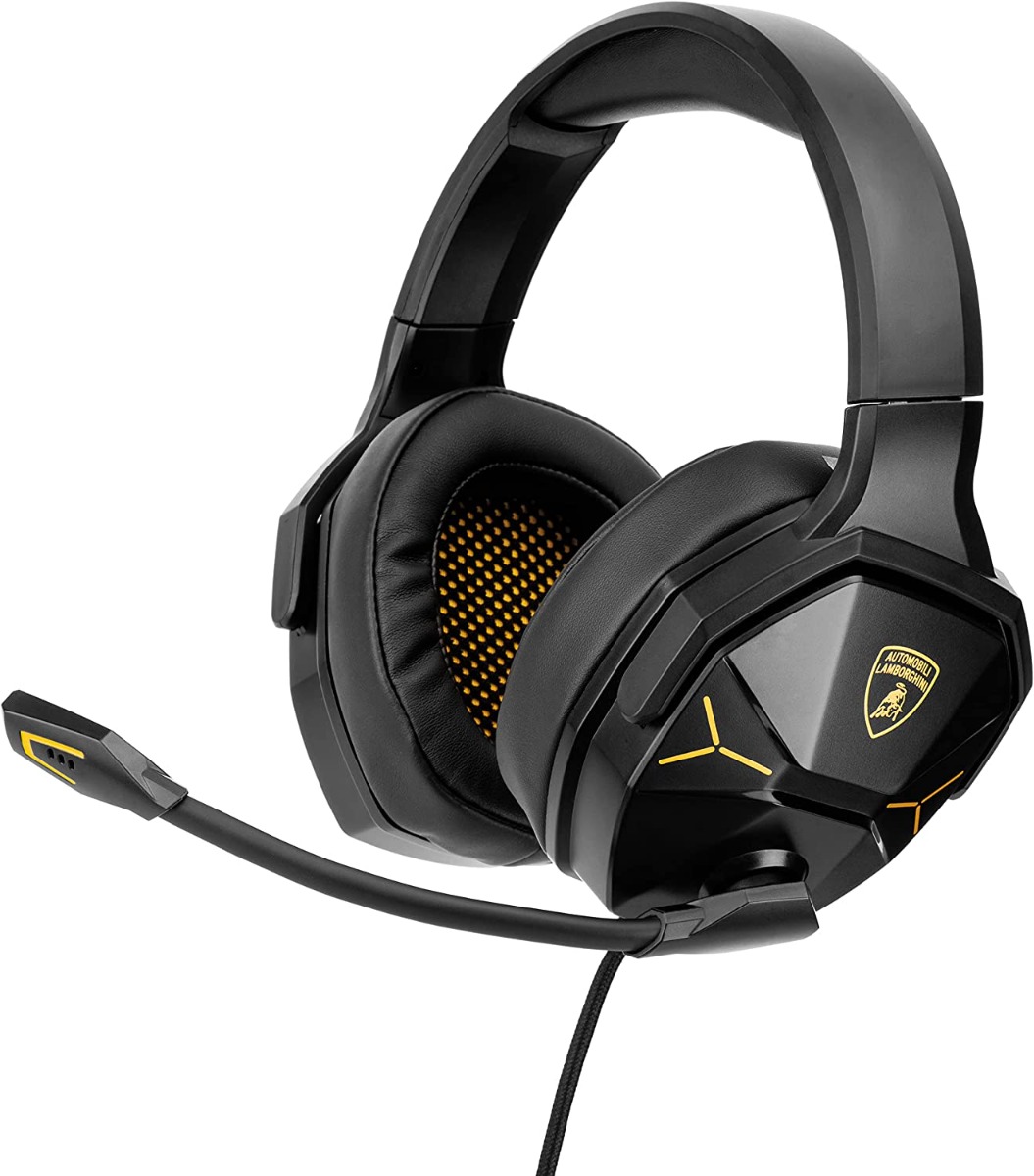 71zmyxpjsbl._ac_sl1500_.jpg Cuffie Automobili Lamborghini - Gaming Headset Multiplatform (PS5-PS4-Xbox One-Xbox Series X-Switch-PC) - immagine 1