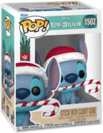 Funko Pop! - Disney Lilo & Stitch - Stitch With Candy Cane - 1502- Vinyl Figure - immagine 2