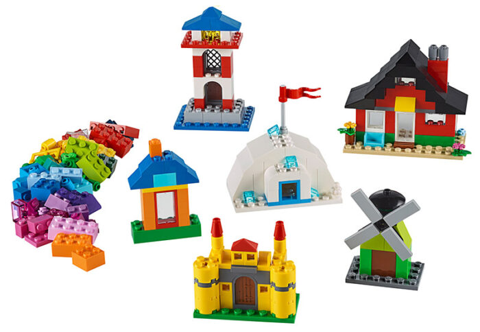 LEGO Classic - Mattoncini e Case Set da 270 Pezzi - 11008 - immagine 2