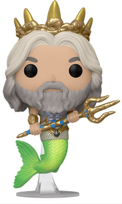 7_1_5.png Funko Pop! Disney - La Sirenetta - King Triton - 1365 - Vinyl Figure - immagine 1