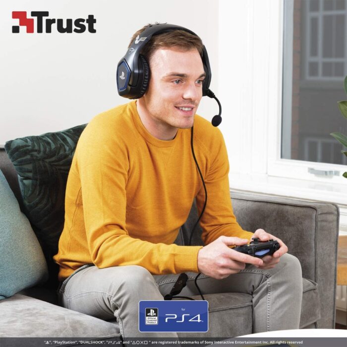 Cuffie GXT 488 Forze-B - Gaming Headset Trust - Nero (PS4) - immagine 5