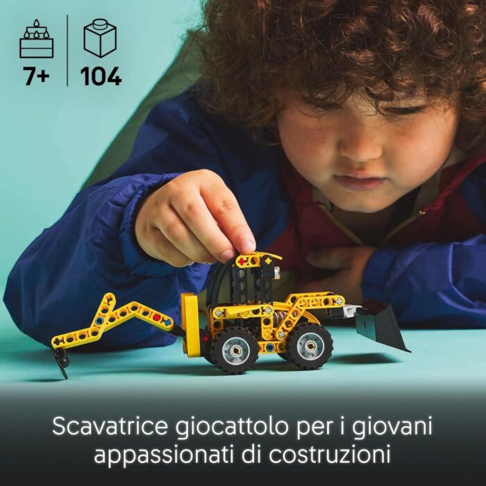 LEGO Technic - Scavatrice a Cucchiaia Rovescia - 42197 - immagine 4