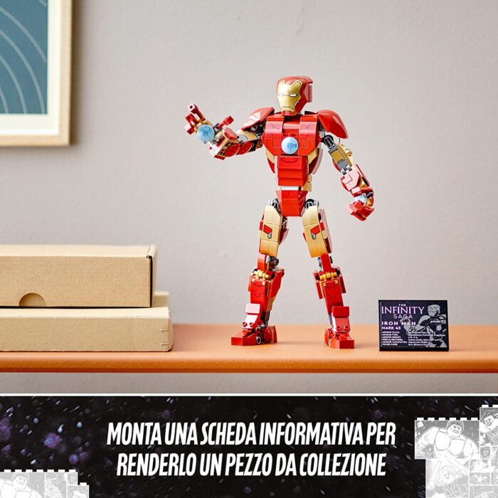 LEGO Marvel Studios The Infinity Saga - Personaggio di Iron Man - 76206 - immagine 2