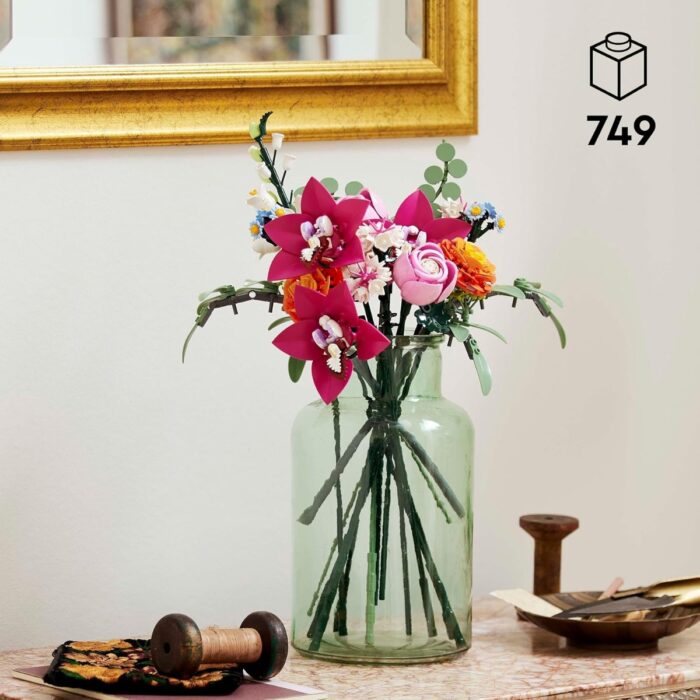 LEGO Botanicals Bouquet di Fiori Rosa - 10342 - immagine 3