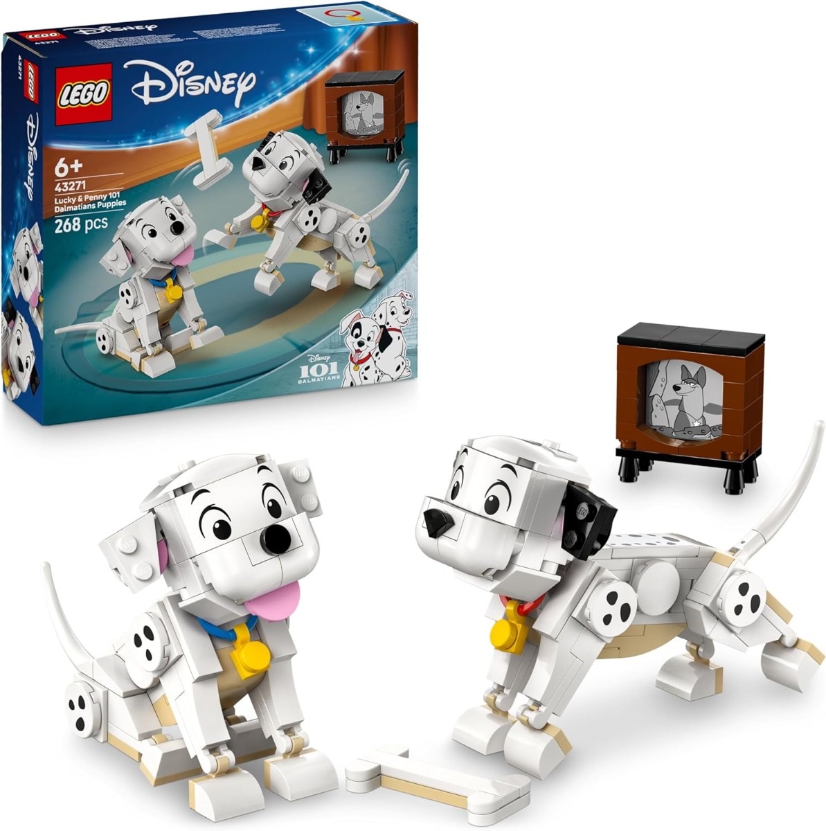 813nu43bzjl._ac_sl1500_.jpg LEGO Disney - Pongo e Peggy - La Carica dei Cento e Uno - 43271 - immagine 1