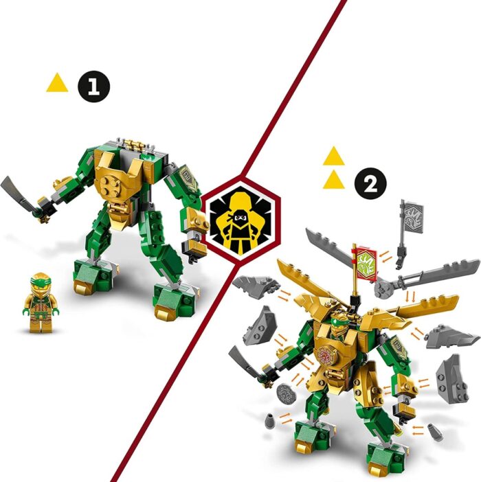 LEGO Ninjago - Mech da battaglia di Lloyd - EVOLUTION - 71781 - immagine 5