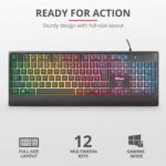 Trust Gaming Ziva - Tastiera da Gioco Illuminata (PC) - immagine 4