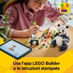 LEGO Creator 3 In 1 - Animali Selvatici Famiglia di Panda - 31165 - immagine 5