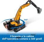 LEGO City - Escavatore da Cantiere Giallo - 60420 - immagine 5