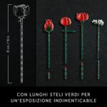 LEGO Icons Flowers - Bouquet di Rose - 10328 - immagine 3