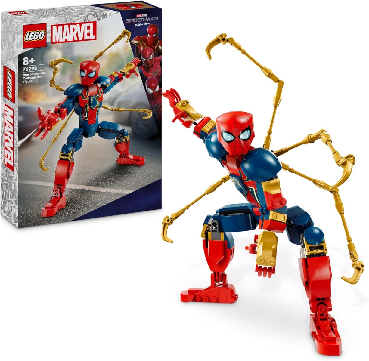 81cogbdchgl._ac_sl1500_.jpg LEGO Marvel - Personaggio Costruibile Di Iron Spider-Man - 76298 - immagine 1