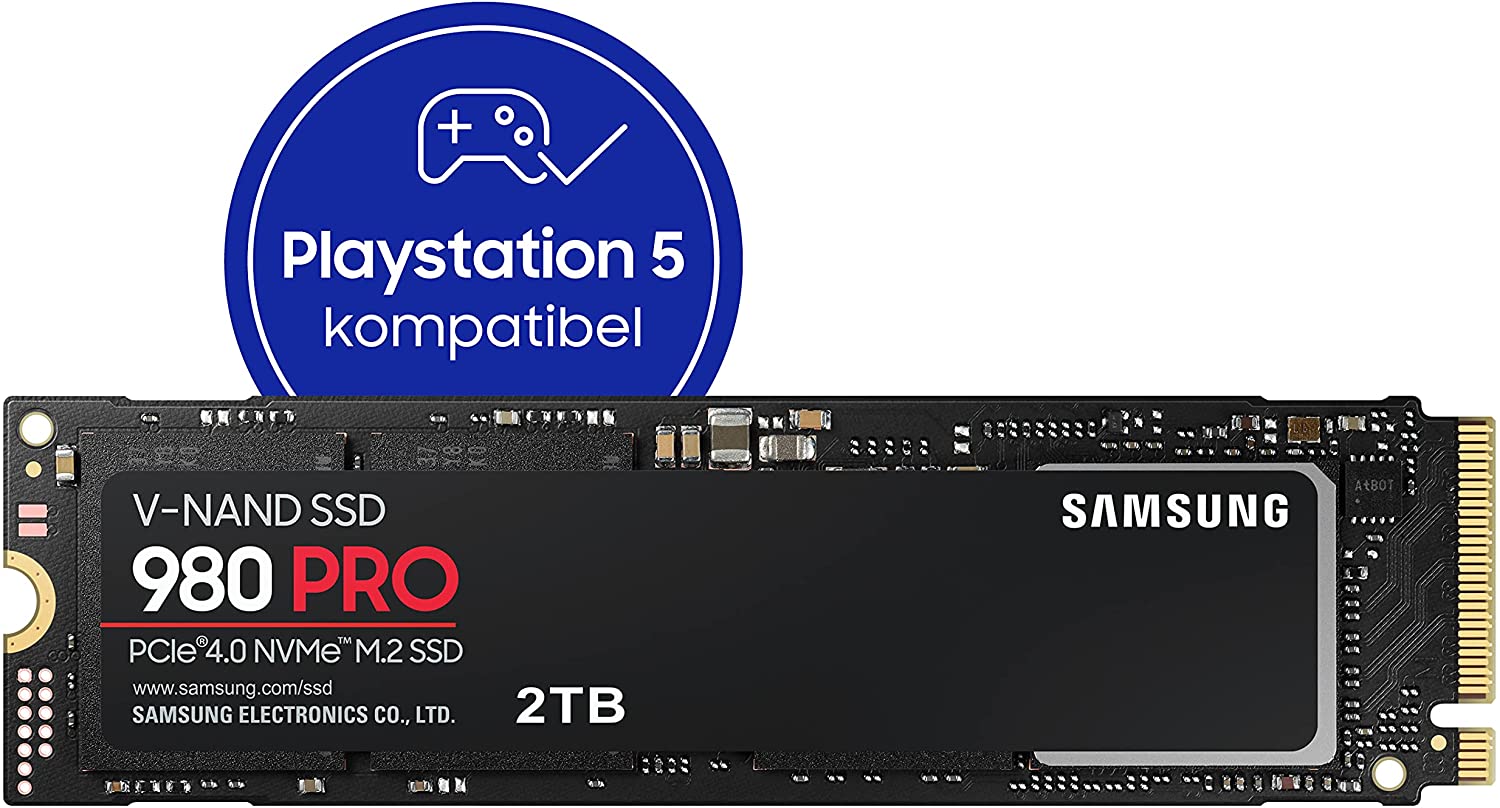 81dtxkrehql._ac_sl1500_.jpg SAMSUNG SSD 980 PRO NVMe M.2 - 2TB - Hard Disk (PC - PS5) - immagine 1