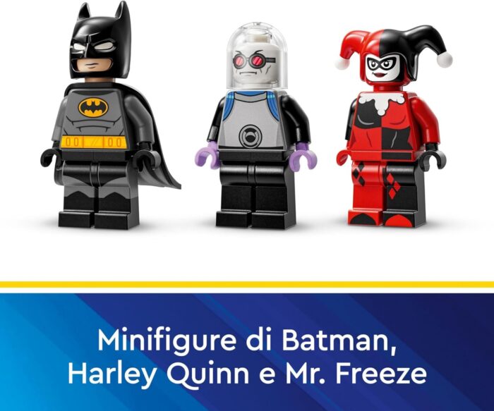 LEGO DC Batman - Batman con Batmobile Vs Harley Quinn e Mr Freeze - 76274 - immagine 3