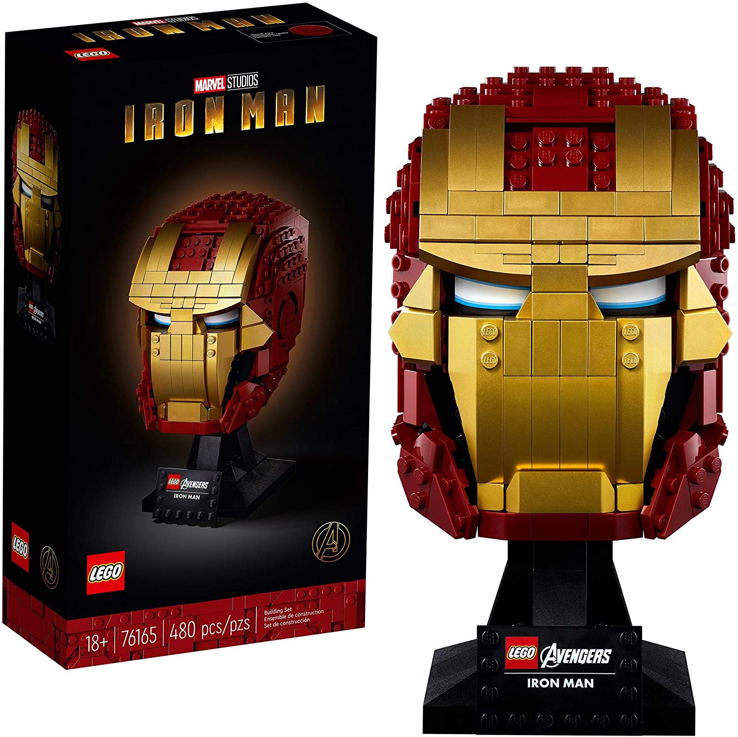 81evei03n6l._ac_sl1500__7.jpg LEGO Marvel - Casco di Iron Man - 76165 - immagine 1