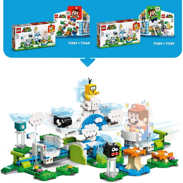 LEGO Super Mario - Il mondo-cielo di Lakitu - Pack di espansione - 71389 - immagine 2