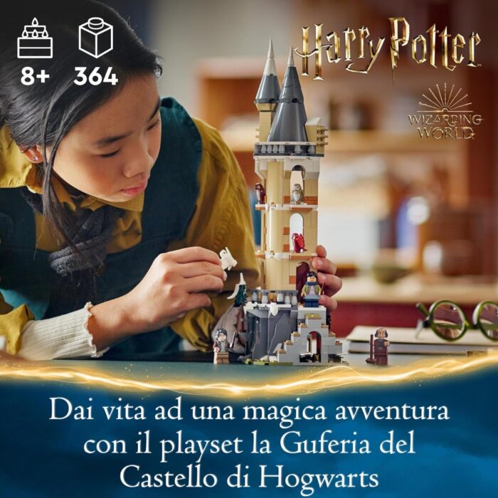 LEGO Harry Potter - Guferia del Castello di Hogwarts - 76430 - immagine 3