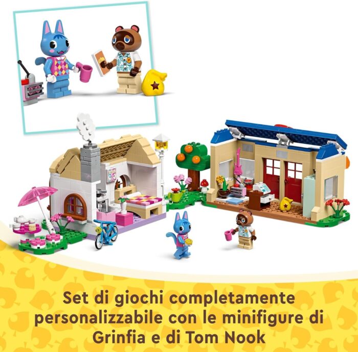 LEGO Animal Crossing - Bottega di Nook e Casa di Grinfia - 77050 - immagine 2
