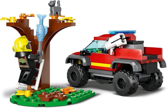 LEGO City - Soccorso sul Fuoristrada dei Pompieri - 60393 - immagine 2