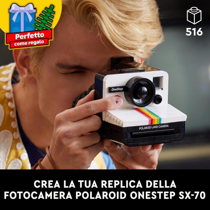 LEGO Ideas - Fotocamera Polaroid OneStep SX-70 - 21345 - immagine 2