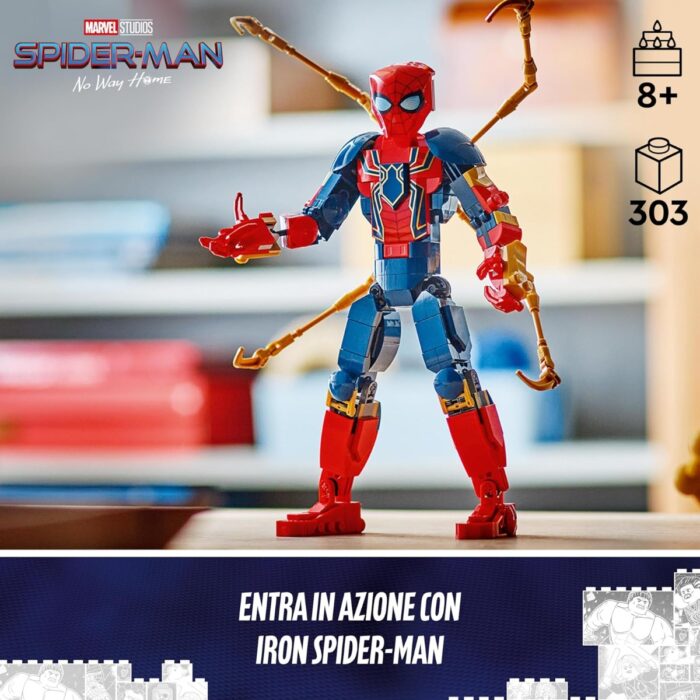LEGO Marvel - Personaggio Costruibile Di Iron Spider-Man - 76298 - immagine 3