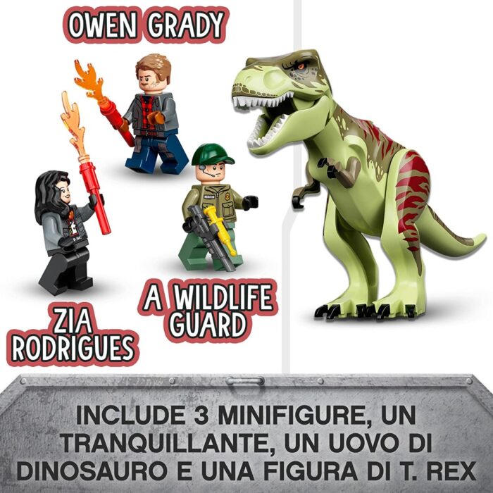 LEGO Jurassic World Dominion - La fuga del T. rex - 76944 - immagine 2