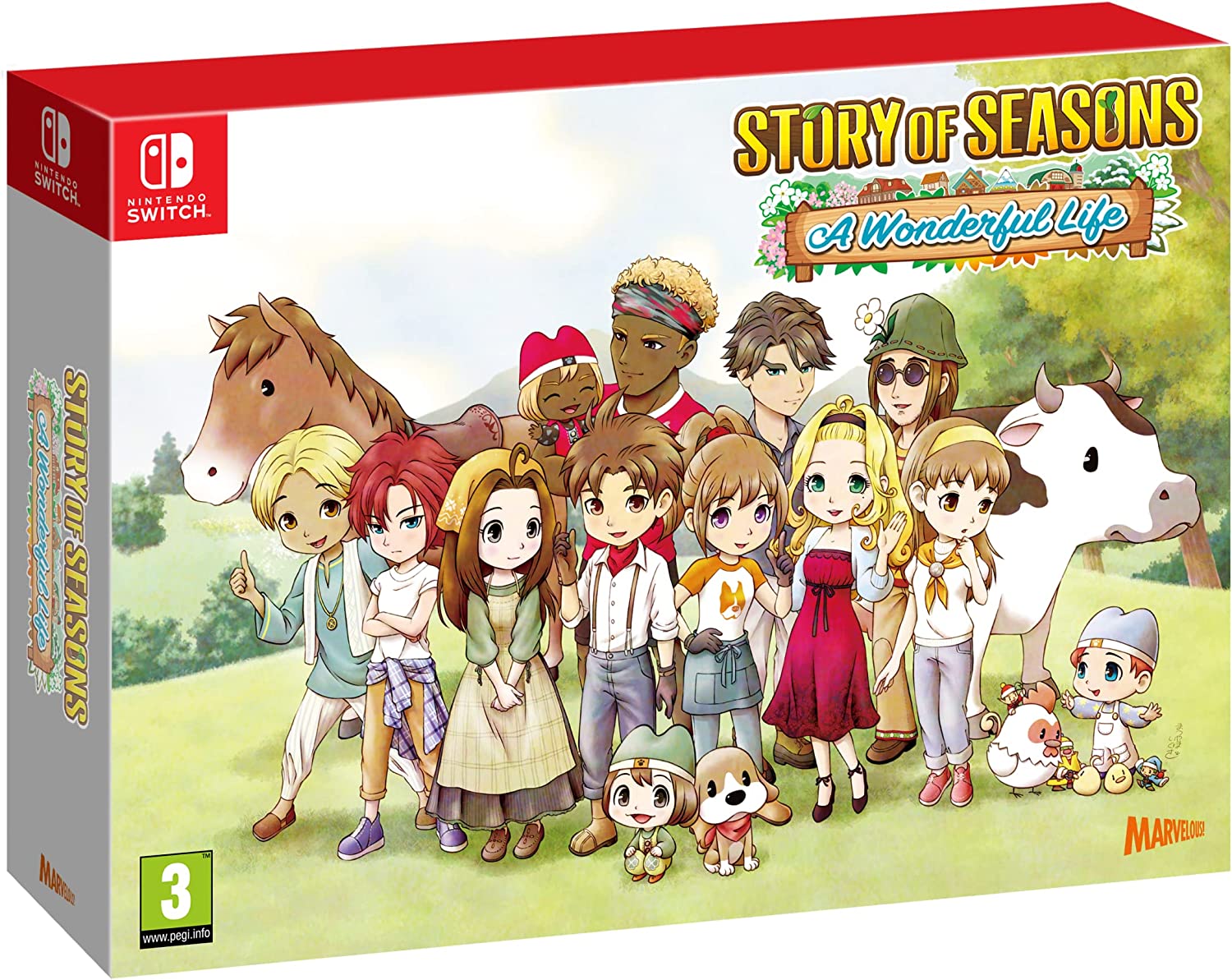 81iqtx1kifl._ac_sl1500_.jpg Story of Seasons - A Wonderful Life - Limited Edition (Switch) - immagine 1
