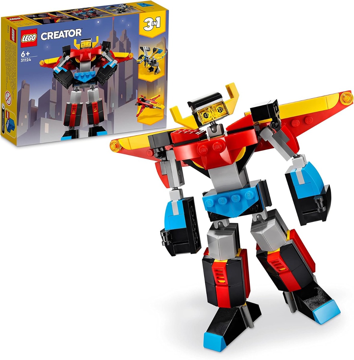 81jsqeu-etl._ac_sl1500__1.jpg LEGO Creator 3 in 1 - Super Robot - 31124 - immagine 1