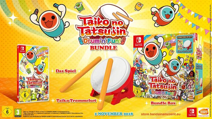 Taiko No Tatsujin: DrumnFun! Tatacon Bundle (Switch) - immagine 4